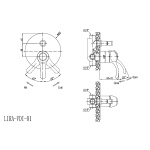 Смеситель Cezares Lira встраиваемый для ванны и душа на 2 источника хром LIRA-C-VDIM-01