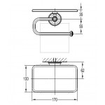 Держатель туалетной бумаги Art&Max Liberty AM-F-8989