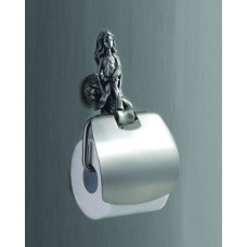 Держатель для туалетной бумаги Art&Max Athena подвесной серебро AM-B-0619-T