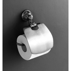 Держатель для туалетной бумаги Art&Max Sculpture подвесной серебро AM-B-0689-T