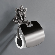 Держатель для туалетной бумаги Art&Max Fairy подвесной серебро AM-B-0989-T