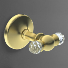 Крючок двойной Art&Max Antic Crystal подвесной золото AM-E-2686SJ-Do
