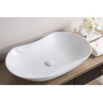 Раковина BelBagno BB1334 накладная овальная 66х41х12