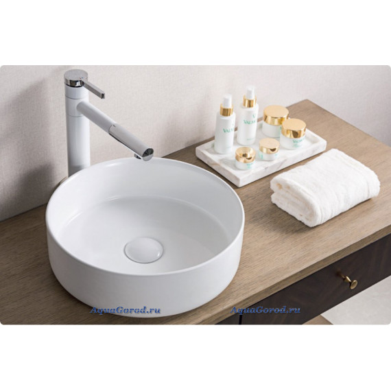 Раковина BelBagno BB1357 накладная круглая 36х36х12