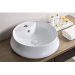 Раковина BelBagno BB1398 накладная круглая 46х46х14