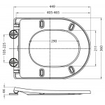 Унитаз подвесной BelBagno Centro-R безободковый BB509CH