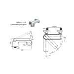 Смеситель Cezares Cosmo для душа COSMO-D-01