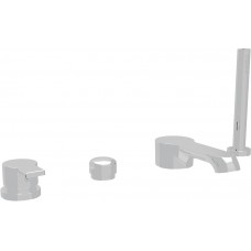 Смеситель Cezares Dolce для ванны на борт на 4 отверстия с ручным душем DOLCE-BVD-01-Cr Смеситель Cezares Dolce для ванны на борт на 4 отверстия с ручным душем DOLCE-BVD-01-Cr