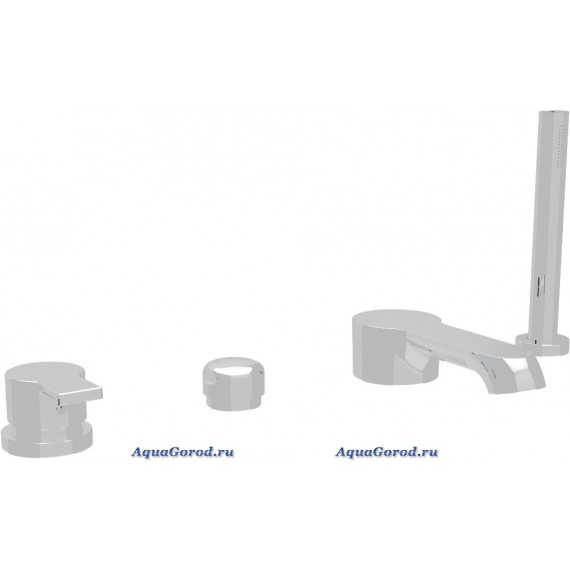 Смеситель Cezares Dolce для ванны на борт на 4 отверстия с ручным душем DOLCE-BVD-01-Cr Смеситель Cezares Dolce для ванны на борт на 4 отверстия с ручным душем DOLCE-BVD-01-Cr