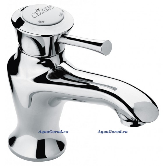 Смеситель Cezares Giubileo для раковины излив 93 мм с донным клапаном хром GIUBILEO-LSM1-01
