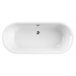 Ванна акриловая Cezares Metauro Central овальная отдельно стоящая 180x80 см METAURO-Central-180-80-40