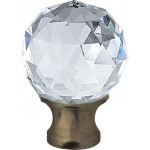 Полотенцедержатель Cezares Aphrodite 400x90 бронза ручка Swarovski APHRODITE-TH05-02-Sw