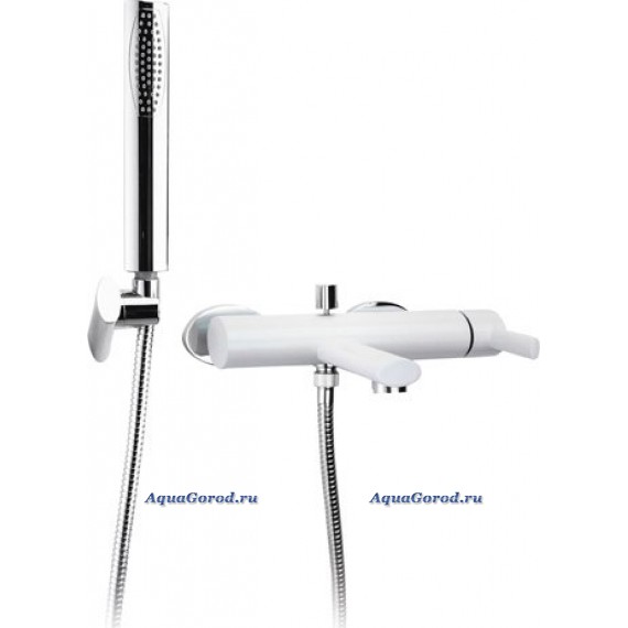 Смеситель Cezares Over для ванны и душа в комплекте с ручным душем белый перламутр OVER-VDM-BBC Смеситель Cezares Over для ванны и душа в комплекте с ручным душем белый перламутр OVER-VDM-BBC