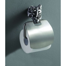 Держатель для туалетной бумаги Art&Max Rose подвесной серебро AM-B-0919-T