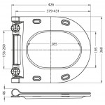 Крышка-сиденье BelBagno Sfera-R жесткая из дюропласта, быстросъёмная, ультратонкая SLIM, с механизмом Soft Close BB2031SC Крышка-сиденье BelBagno Sfera-R жесткая из дюропласта, быстросъёмная, ультратонкая SLIM, с механизмом Soft Close BB2031SC