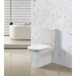 Сидение BelBagno Silvia, Alba белое с металлическими креплениями и с системой Soft close BB125SC