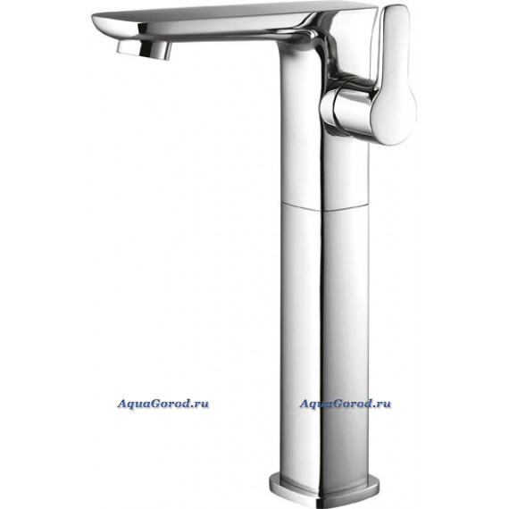 Смеситель Cezares Tesoro для раковины высокий излив без донного клапана TESORO-LC-01