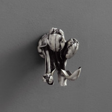 Крючок двойной Art&Max Tulip подвесной серебро AM-B-0822-T
