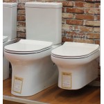 Унитаз BelBagno Vella-R безободковый с горизонтальным выпуском P-Trape BB620CPR
