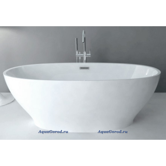 Акриловая ванна Abber отдельно стоящая 165х80 AB9207