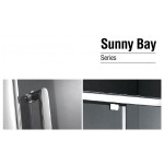 Душевой уголок Gemy Sunny Bay распашной 100х90х190 см S28192