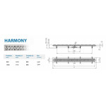 Водоотводящий желоб Alpen Harmony ALP-950/50H глянцевый