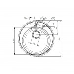 Мойка Iddis Kitchen G granucryl D510 сафари K04S511i87