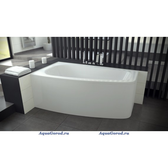 Акриловая ванна Besco Luna 150х80 L левая