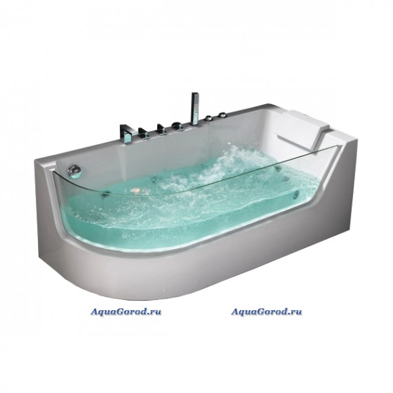 Гидромассажная ванна Frank F105L, 170х80х60см левая