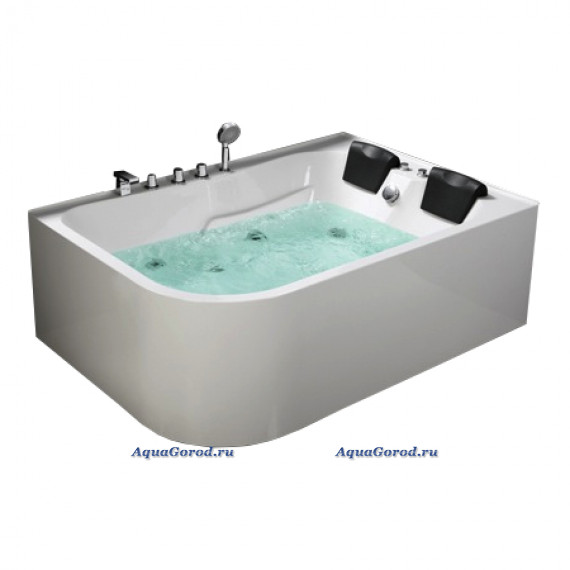Гидромассажная ванна Frank F152L, 170х120х60см левая