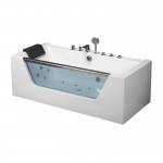 Гидромассажная ванна Frank F102 пристенная, 170х80х60см