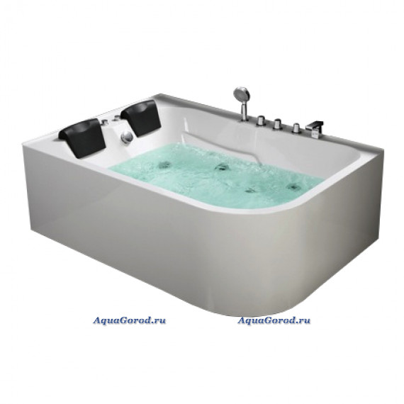 Гидромассажная ванна Frank F152R, 170х120х60см правая