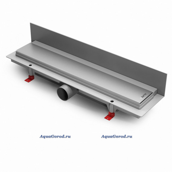 Водоотводящий желоб Alpen Klasic/Floor ALP-450K3 матовый для монтажа вплотную к стене