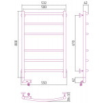 Полотенцесушитель Сунержа Галант 2.0 электрический 800x500 левый