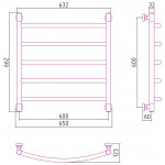 Полотенцесушитель Сунержа Галант+ водяной 600x600