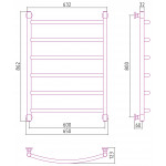 Полотенцесушитель Сунержа Галант+ водяной 800x600
