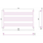 Полотенцесушитель Сунержа Богема L водяной 600x1100