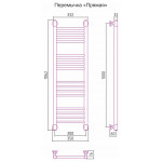 Полотенцесушитель Сунержа Богема+ водяной 1000x300