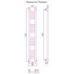 Полотенцесушитель Сунержа Богема+ водяной 1200x150