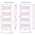 Полотенцесушитель Сунержа Богема+ водяной 1500x600