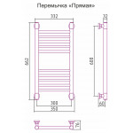 Полотенцесушитель Сунержа Богема+ водяной 600x300