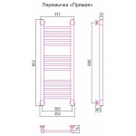 Полотенцесушитель Сунержа Богема+ водяной 800x300