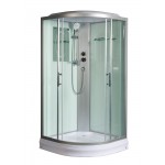 Душевая кабина WeltWasser WW500 Werra 1002 с крышей прозрачное стекло 100х100х217