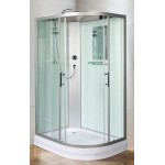 Душевая кабина WeltWasser WW500 Werra 1201 L без крыши прозрачное стекло 120х90х217 левая
