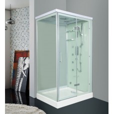 Душевая кабина WeltWasser WW1000 Maine R 120x90 с крышей прозрачное стекло 120х90х200 правая