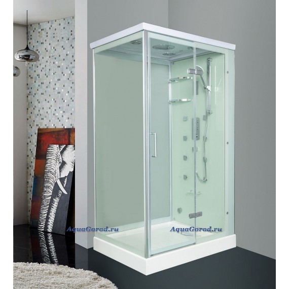 Душевая кабина WeltWasser WW1000 Maine R 120x90 с крышей прозрачное стекло 120х90х200 правая