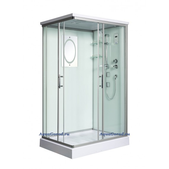 Душевая кабина WeltWasser WW500 Laine 1204 с крышей прозрачное стекло 120х90х217