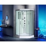 Душевая кабина WeltWasser WW500 Nesse 904 с крышей прозрачное стекло 90х90х217