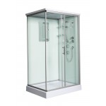 Душевая кабина WeltWasser WW500 Laine 1214 с крышей прозрачное стекло 120х90х217