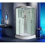 Душевая кабина WeltWasser WW500 Werra 1002 с крышей прозрачное стекло 100х100х217